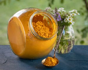 Organic turmeric powder