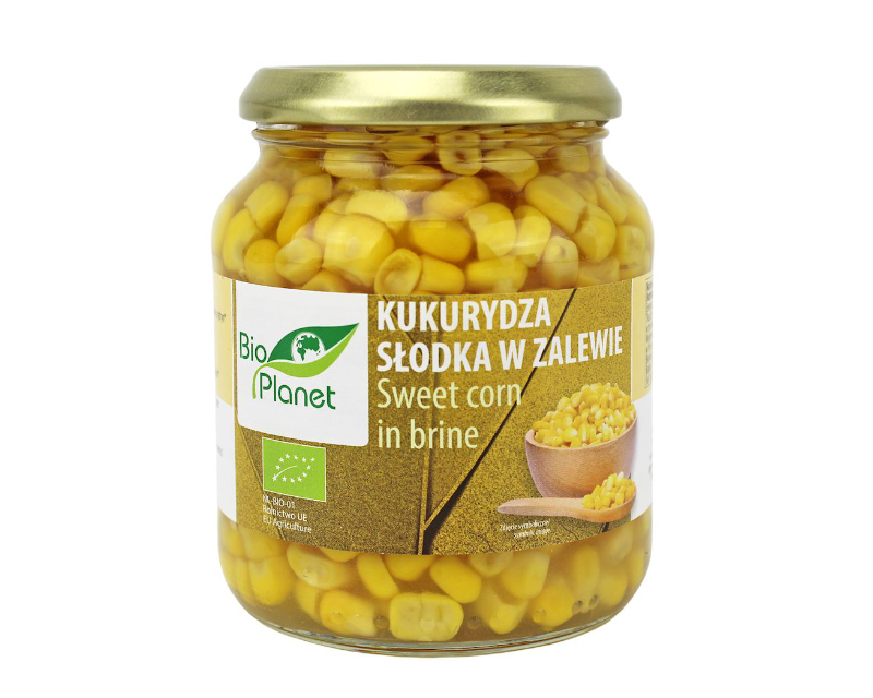 Bioloģiska konservēta saldā kukurūza Bioloģiska konservēta saldā kukurūza 340 g (230 g) - Image 1