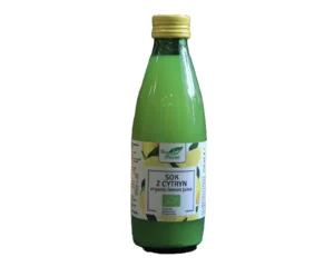 Bioloģiska citronu sula
