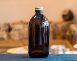 Brūna stikla pudele, 500 ml