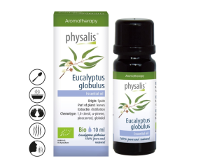 Bioloģiska eikalipta ēteriskā eļļa, 10 ml
