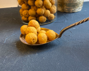 Bioloģiskas žāvētas mango bumbiņas
