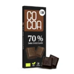 Bioloģiska "COCOA" 70 % tumšā šokolāde, RAW, 40 g