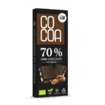 Bioloģiska "COCOA" 70 % tumšā šokolāde ar pekanriekstiem, 40 g