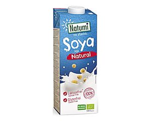 Bioloģisks sojas dzēriens "NATUMI", bez pievienotā cukura, bez glutēna, 1 L