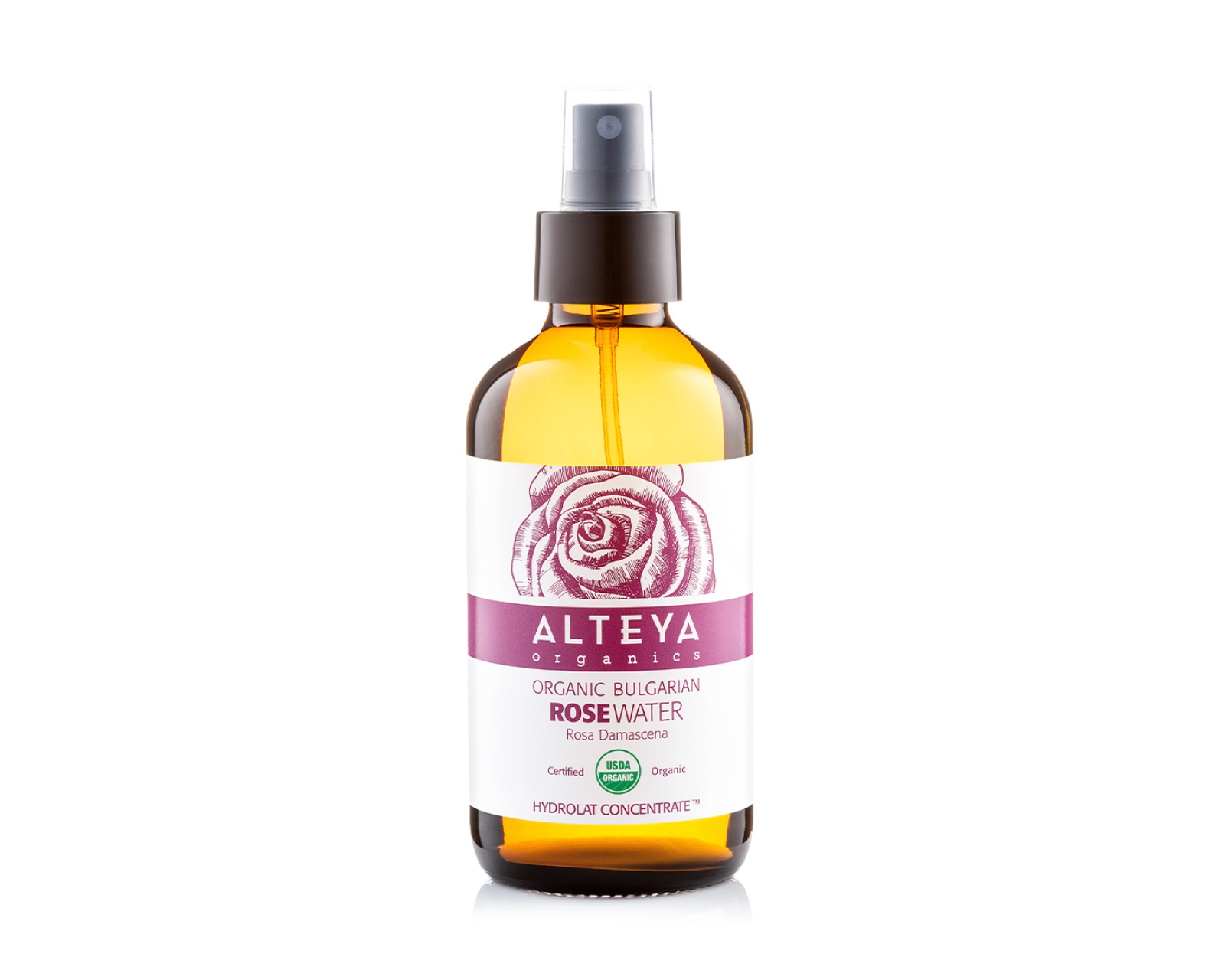 Bulgārijas bioloģiskais rožūdens, 120 ml, ALTEYA Bioloģisks Bulgārijas rožūdens, 120 ml, ALTEYA - Image 1