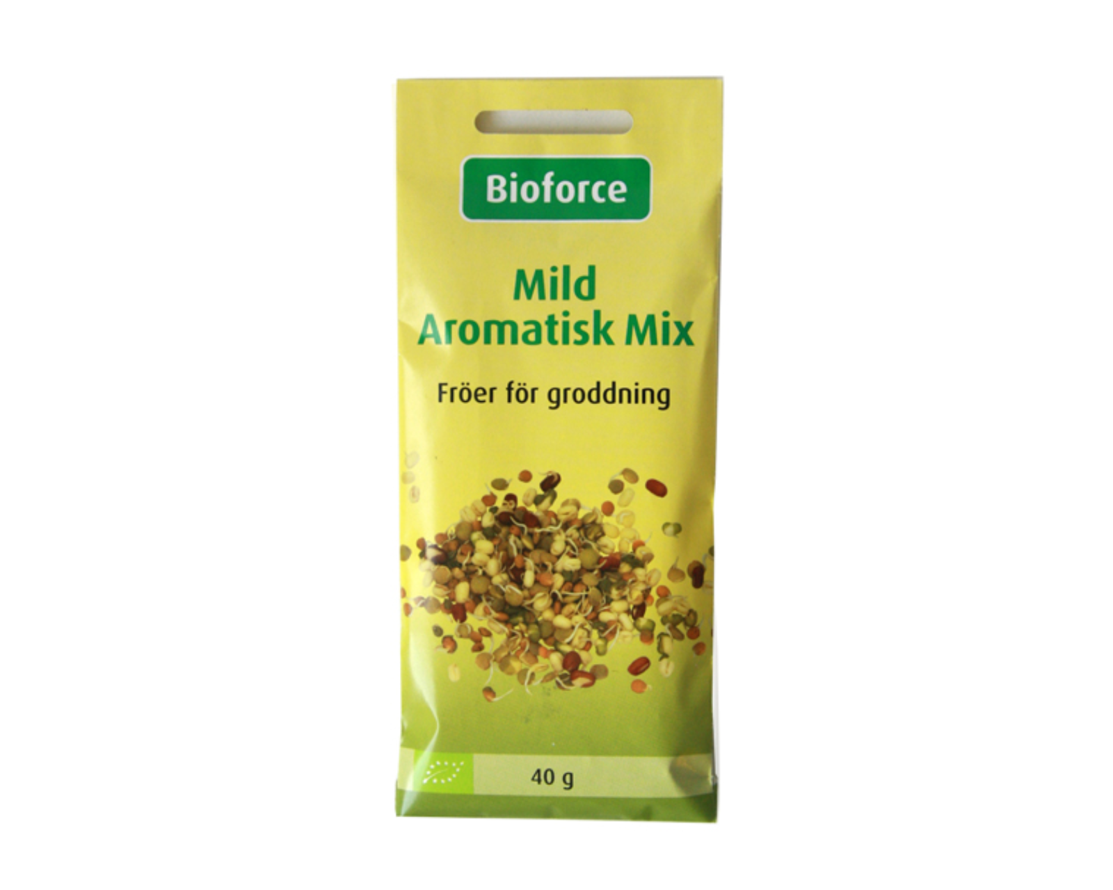 Bioloģisks un aromātiskais sēklu maisījums Bioloģisks un aromātisks sēklu maisījums (diedzēšanai), BIOFORCE, 40 g - Image 1