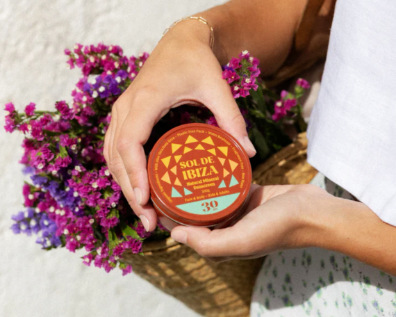 Saules krēms sejai un ķermenim, SPF 30, 100 g, Sol de Ibiza - Image 2