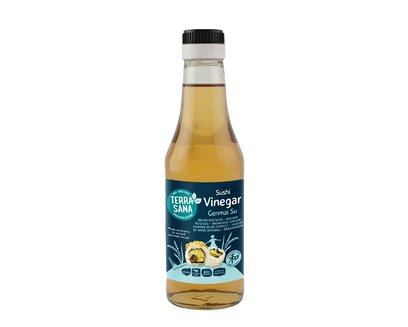 Bioloģisks Genmai Su rīsu etiķis suši Bioloģisks Genmai Su rīsu etiķis suši, bez cukura, 250 ml, TERRASANA - Image 1