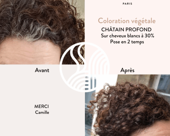 Ekoloģiska matu krāsa “Chestnut Brown" - Image 3