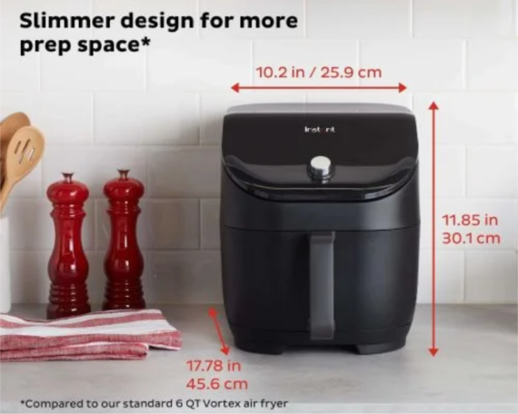 Фритюрница Instant Pot® Vortex® Slim 6QT (5,7 л) — изображение 3