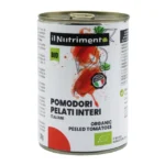 Bioloģiski konservēti tomāti bez mizas, 400 g