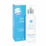 Ekoloģisks minerālu sejas mazgāšanas līdzeklis (jutīgai un īpaši sausai ādai) SEA LINE Dead Sea Treatment, 200 ml