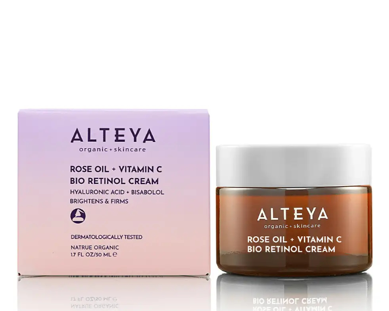 Ekoloģisks LUMINOUS ROSE BIO RETINOL sejas krēms Ekoloģisks LUMINOUS ROSE BIO RETINOL sejas krēms - rožu eļļa + C vitamīns, 50 ml, ALTEYA - Image 1