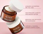 Ekoloģisks LUMINOUS ROSE BIO RETINOL sejas krēms - rožu eļļa + C vitamīns, 50 ml, ALTEYA - Image 2