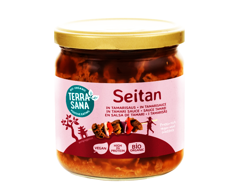 ioloģiski seitana gabaliņi tamari mērcē Bioloģiski seitana gabaliņi tamari mērcē, 350 g, TERRASANA - Image 1