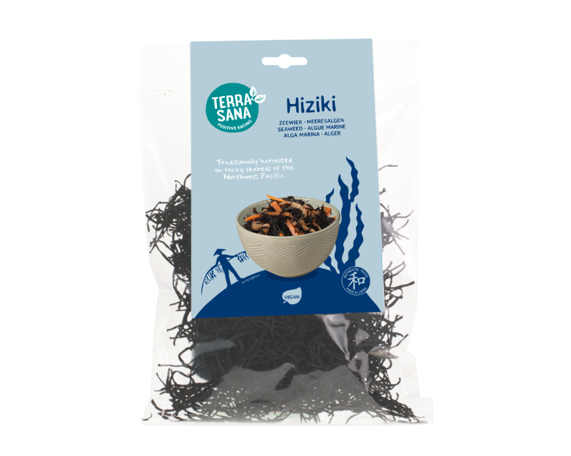 Žāvētas jūraszāles HIZIKI Žāvētas jūraszāles HIZIKI, 100 g, TERRASANA - Image 1