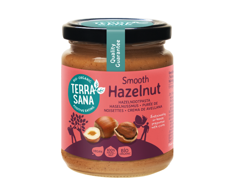 Bioloģisks lazdu riekstu krēms Terrasana Bioloģisks lazdu riekstu krēms Terrasana, 250 g - Image 1