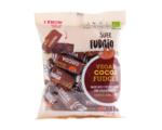 Bioloģiskas augu izcelsmes konfektes “Karvutė” ar kakao garšu, 150 g, SUPER FUDGIO
